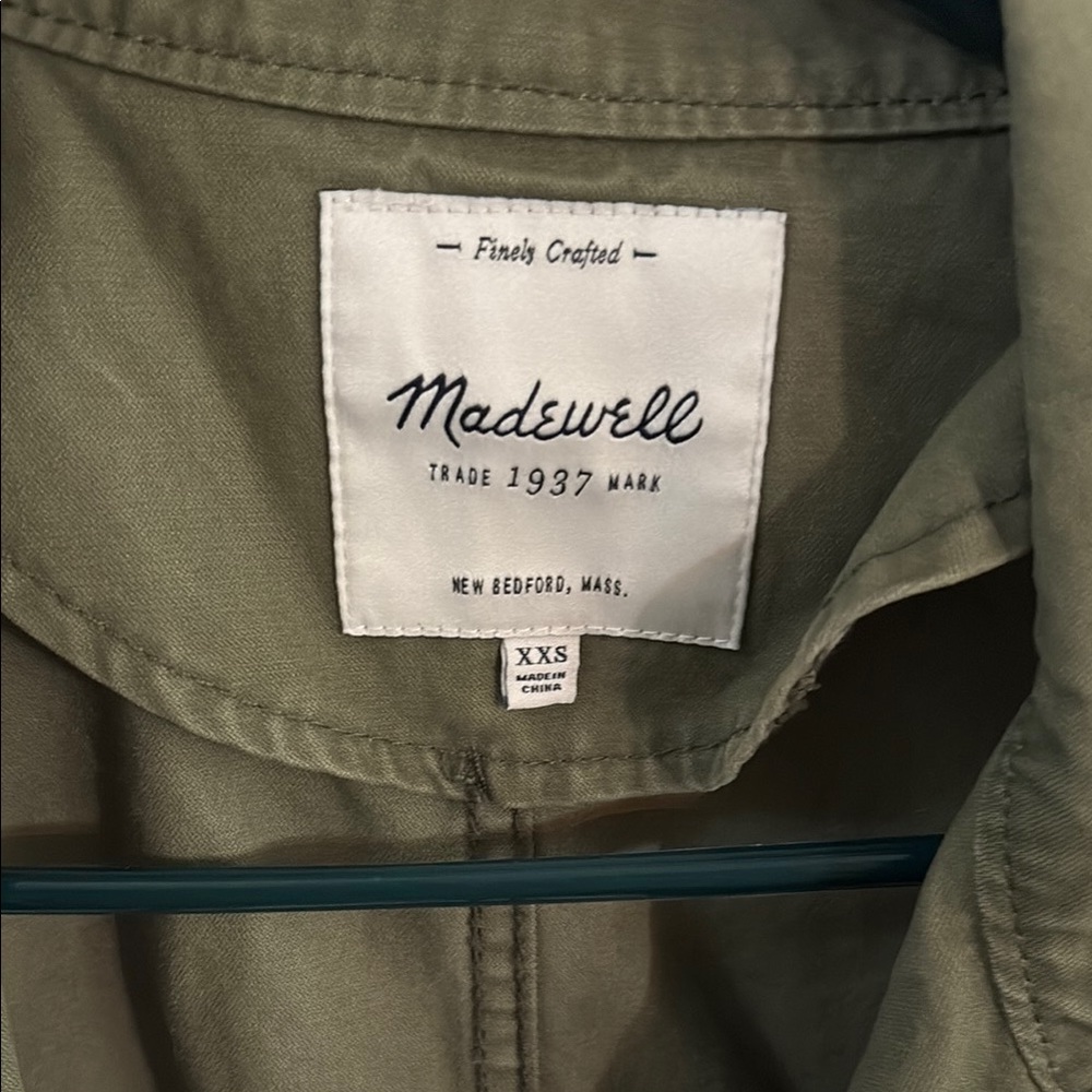 Madewell Olive Green Utility Jacket - Picture 2 of 2